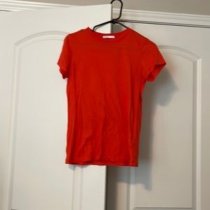Orange/red tee